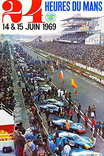 1969 24 Hours of Le Mans - Promotional Advertising Poster