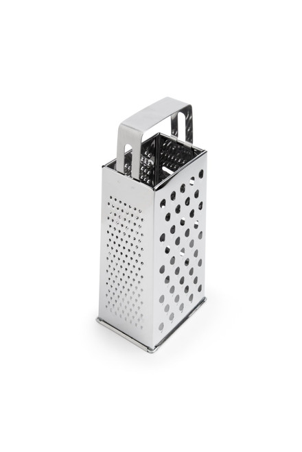 Fox Run 4-Sided Grater, 3.25 x 4.25 x 9.5 inches, Metallic