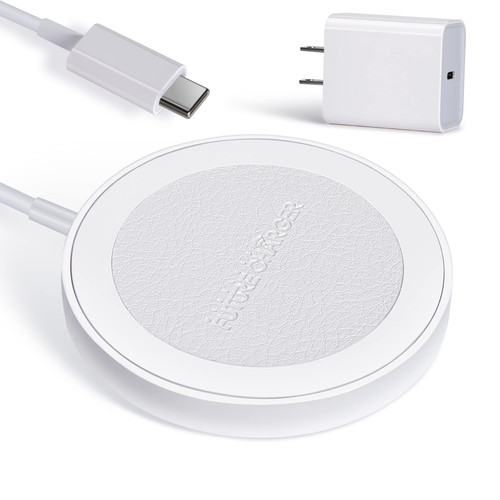 Magnetic Charger, Wireless Charging Pad for iPhone 14/14 Pro/14 Plus /14 Pro Max/ 13/13 Pro Max/13 Pro/13 Mini/12/12 Pro Max/12 Pro/12,AirPods Pro (PD Adapter Included)