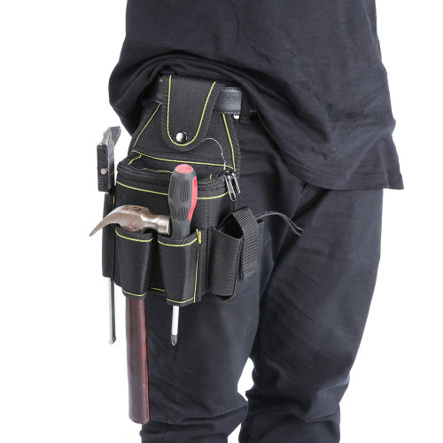 Jiawu Pocket Tool Pouch, 6-Pouches Storage Pouch for Tool and Work Belts, Oxford Fabric Pocket Tool Bag, Electrician Tool Pouch Belt Pouch, Waist Tool Bag for Electricians, Gardening, Carpenters Jiawu Pocket Tool Pouch, 6-Pouches Storage Pouch for Tool and Work Belts, Oxford Fabric Pocket Tool Bag, Electrician Tool Pouch Belt Pouch, Waist Tool Bag for Electricians, Gardening, Carpenters