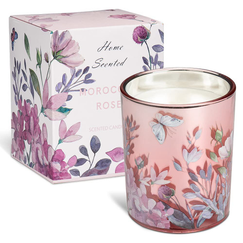 Rose Scented Candles for Home Aromatherapy Candle Gifts for Women, Long Lasting Glass Jar Soy Candle Help Relaxing Stress Relief Cool Meditation Healing Calming Rose Scented Candles for Home Aromatherapy Candle Gifts for Women, Long Lasting Glass Jar Soy Candle Help Relaxing Stress Relief Cool Meditation Healing Calming