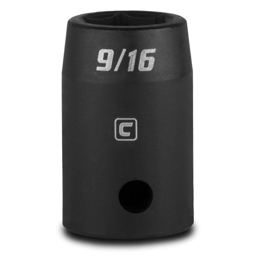 Capri Tools 9/16-Inch Shallow Impact Socket, 1/2-Inch Drive, 6-Point, SAE, CP55054