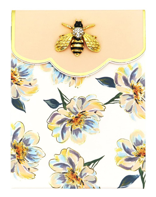 Punch Studio Florette Magnolia Notepad With Brooch (47083)