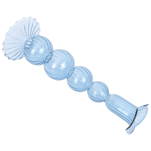 STOBOK 1Pc Candle Holder, Glass Taper Pillar Candle Holder Candlestick Holders Candle Stick Candle Holder Candle Stand for Pillar Candles Long Candle for Table Decors