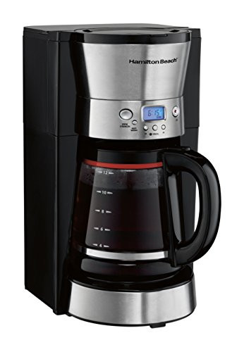 Hamilton Beach 46895 12 Cup Programmable Coffee Maker, Black