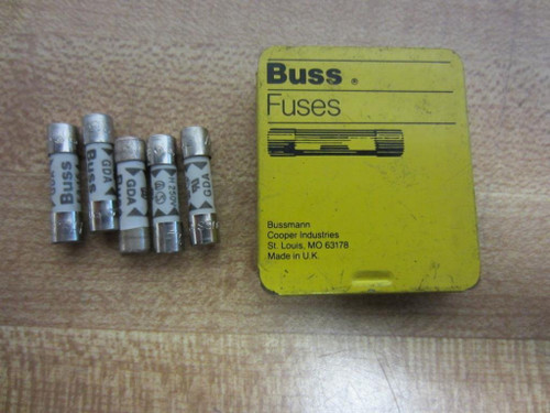 Bussmann GDA-3.15A Buss Fuse 3.15A 250V GDA315A (Pack of 5)