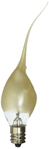 Darice Silicone Swirl Bulb Pearlized Flicker, Gold (6201-84)