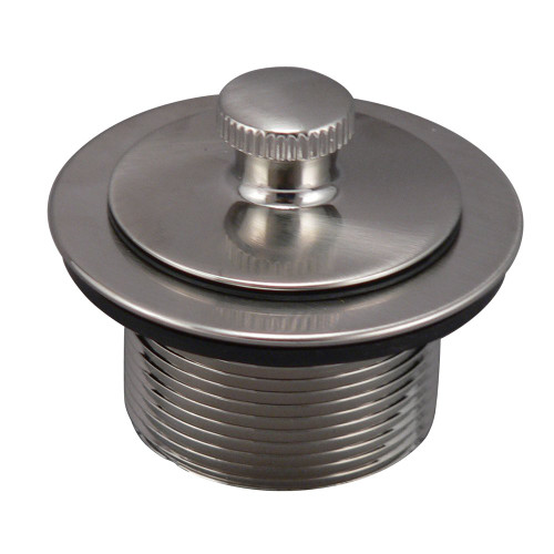Plumb Pak K62-3DSBN Lift & Turn Tub Drain Replacement Assembly with Strainer, Brushed Nickel