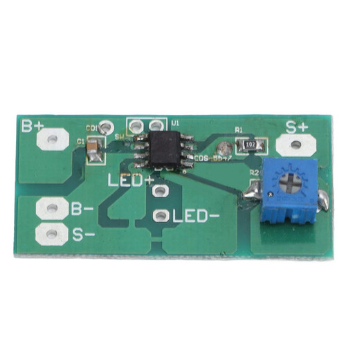 Tgoon Solar Charge Controller Board, Solar Lawn Lights Controller Module, Solar Light Circuit Board Adjustment Screw Practical Stable for Garden Lamps, 3.7V Lithium Battery Control Circuit Board