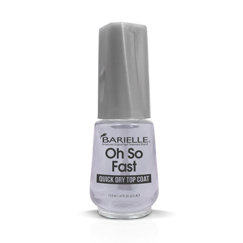 BARIELLE Oh So Fast Quick Dry Top Coat for Nails .47 Ounces