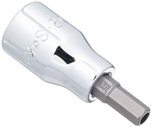 SK Hand Tool 44214 Hex Tamper Proof 3/8-Inch Drive Bit Socket, 7/32-Inch, Chrome
