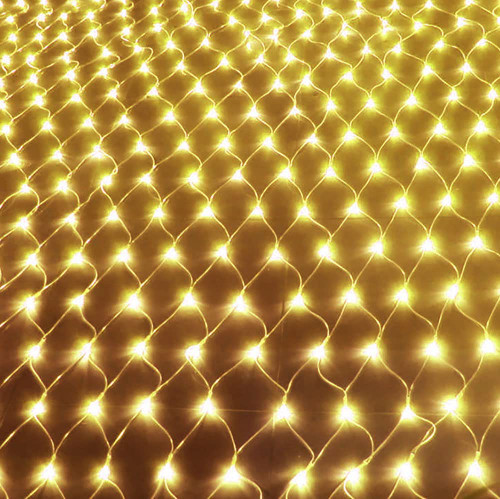 ZhenQiu Christmas Net Lights, 360 LED 12x5ft Outdoor Christmas Decorations Mesh Lights, Waterproof Connectable 8 Modes Bush Lights for Garden Party Wedding Holiday, Warm White