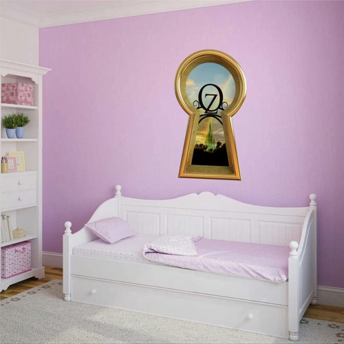 3D Keyhole Wall Decal Castle The Wonderful Witch Wall Sticker 3D Window Wall Mural Sticker Wall Art Removable Vinyl Decals for Playroom Nursery,28'' pm429 3D Keyhole Wall Decal Castle The Wonderful Witch Wall Sticker 3D Window Wall Mural Sticker Wall Art Removable Vinyl Decals for Playroom Nursery,28'' pm429