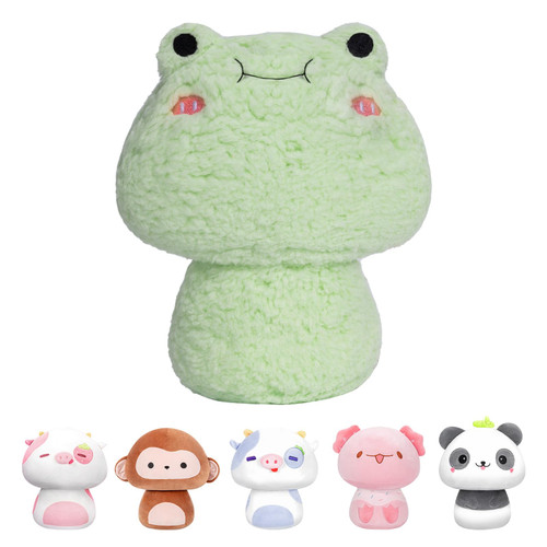 Mewaii 8 Inch Mushroom Plush, Cute Frog Plush Pillow Soft Plushies Squishy Throw Pillow, Kawaii Frog Stuffed Animals Plush Toys Home Decoration Gift for Girls Boys Mewaii 8 Inch Mushroom Plush, Cute Frog Plush Pillow Soft Plushies Squishy Throw Pillow, Kawaii Frog Stuffed Animals Plush Toys Home Decoration Gift for Girls Boys