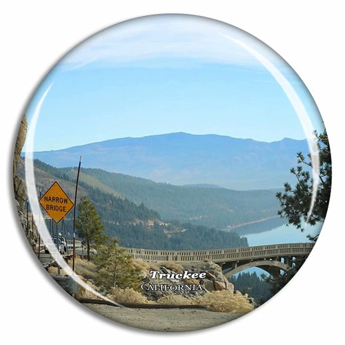 Truckee Donner Pass California USA Fridge Magnet Travel Gift Souvenir Collection 3D Crystal Glass Truckee Donner Pass California USA Fridge Magnet Travel Gift Souvenir Collection 3D Crystal Glass