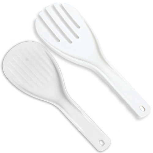 Meal Spoon Rice Paddle Spoon Rice Spoon Paddle Rice Scooper Household Necessities Plastic Rice Paddle Spoon Non-Stick Rice Spoon 2pcs Rice Spatula