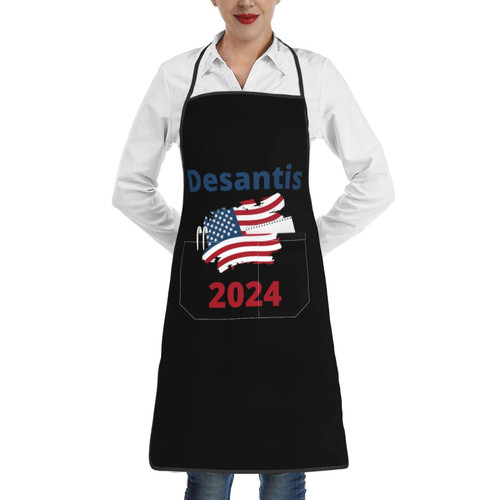 KADEUX Desantis 2024 Apron Adjustable Wai Cloth Kitchen Apron With Pocket For Women Men Waterproof Chef Bib Fit Cooking Baking Bbq Aprons