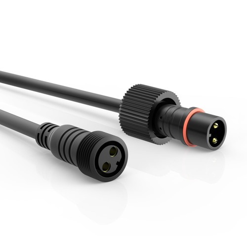 BUYTHA16ft Extension Cord - for Solar Street Light, 2PIN 18AGW IP67 Waterproof Solar Light Extension Cable with Male and Female Connectors, Outdoor Solar Panel Extension Cable for Solar Street Flood