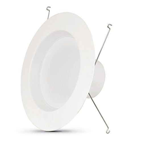 Feit Electric LEDR56/4WYCA 5/6/75W Equivalent Trim with Selectable Color Temperature Retrofit Kit Led Recessed Light, White