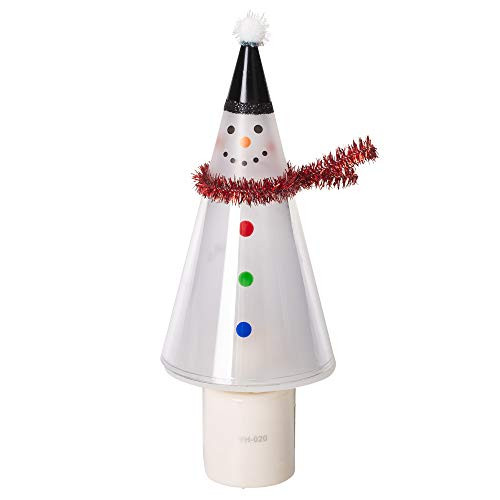 Midwest-CBK Tree Snowman LED Bubble Festive White 7 x 3 Acrylic Christmas Night Light Midwest-CBK Tree Snowman LED Bubble Festive White 7 x 3 Acrylic Christmas Night Light