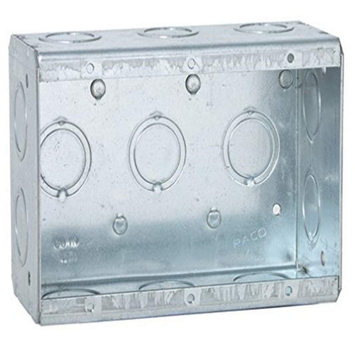 Hubbell-Raco 692 Masonry Box, 3 Gang, 2-1/2" Depth, 1/2" and 3/4" Concentric Knockout (Pack of 10)