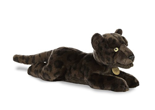 Aurora World Miyoni Plush Amazonian Jaguar Plush Toy, Black