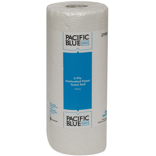 Georgia-Pacific Pacific Blue Select 2-Ply Perforated Paper Towel Rolls by GP PRO, 27385, 85 Sheets Per Roll