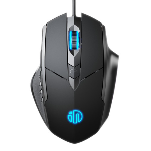 Wired Mouse, Silent Click,3200DPI Adjustable and 6 Buttons, Ergonomic Design, Optimised USB Wired Optical Mouse for PC Laptop Computer for Working and Gaming