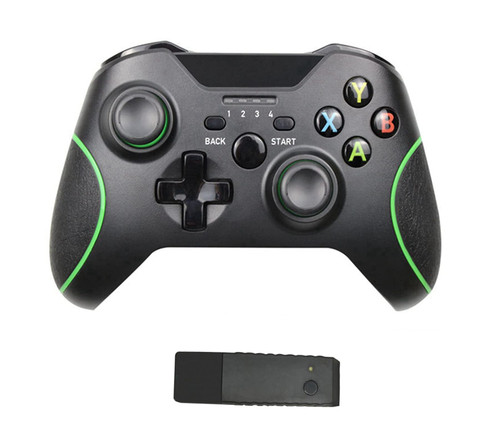 DIGISHUO Wireless Controller For Xbox One,2.4GHZ Gamepad Controller Compatible with Xbox One/One S/One X/One Series X/S/Elite/PC Windows 7/8/10,with Built-in Dual Vibration (Black Wireless Controller)