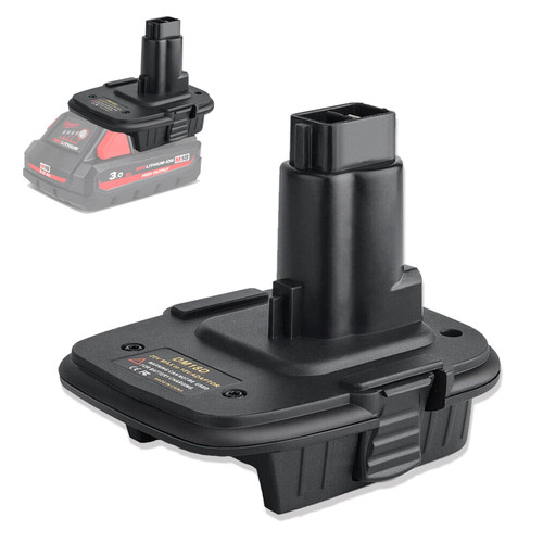 DM18D Adapter for Dewalt Battery 18v to 20v Kit,for Milwaukee M18 18v Lithium Batteries Adapter, Convert to DC9096, fit for DeWalt 18v-20v XPR Ni-Cd Cordless Tools, Upgraded Version of DCA1820