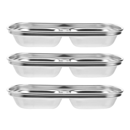 Hemoton Dipping Bowls Stainless Steel Sauce Dishes Sushi Dipping Bowl Seasoning Dishes Appetizer Plates Soy Sauce Dish Saucers Bowl Serving Dishes for Home Restaurant (2 Grid) Dipping Sauce Dish Hemoton Dipping Bowls Stainless Steel Sauce Dishes Sushi Dipping Bowl Seasoning Dishes Appetizer Plates Soy Sauce Dish Saucers Bowl Serving Dishes for Home Restaurant (2 Grid) Dipping Sauce Dish
