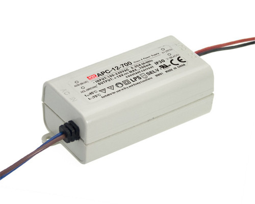 MW Mean Well APC-12E-700 18V 700mA 12.6W Single Output LED Switching Power Supply