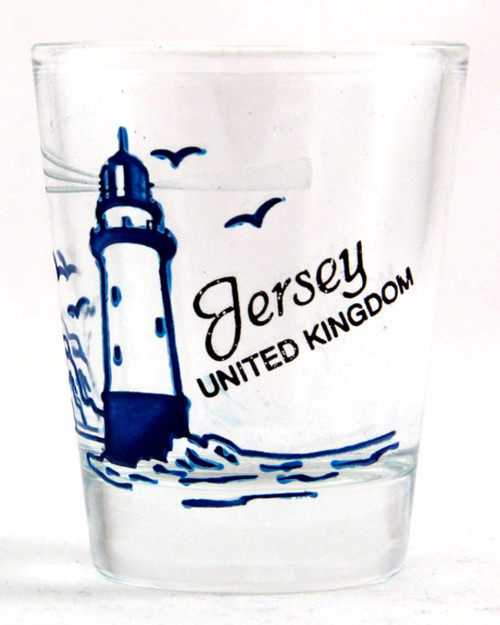 Jersey United Kingdom Lighthouse Shot Glass