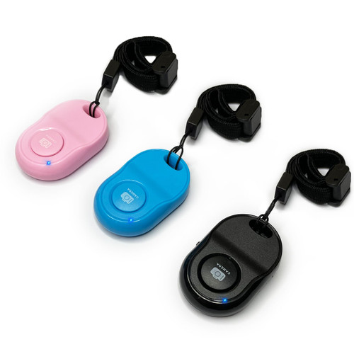 Wireless Smartphone Camera Remote Control (3 Pack) for Photos & Videos, Bluetooth Remote Shutter for iPhone/Android/iPad/Tablets with Adjustable Wrist Strap,Selfie Clicker for Photos & Videos.