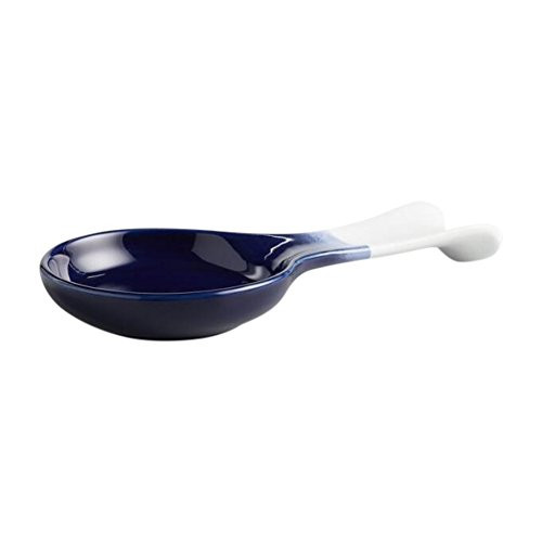 Ceramic Stoneware Indigo Blue Ombre Utensil Spoon Rest