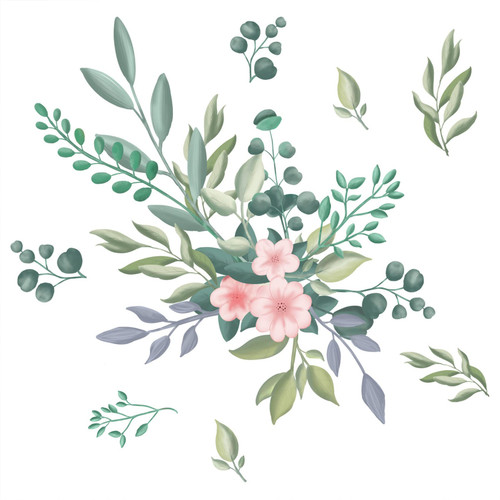 Watercolor Floral Peel and Stick Wall Decals, Removable Fresh Plant Wall Decals, Green Hanging Leaves Flower Vines Wall Murals Wall Decor DIY Wall Art for Bedroom Living Room Nursery Decorations Watercolor Floral Peel and Stick Wall Decals, Removable Fresh Plant Wall Decals, Green Hanging Leaves Flower Vines Wall Murals Wall Decor DIY Wall Art for Bedroom Living Room Nursery Decorations