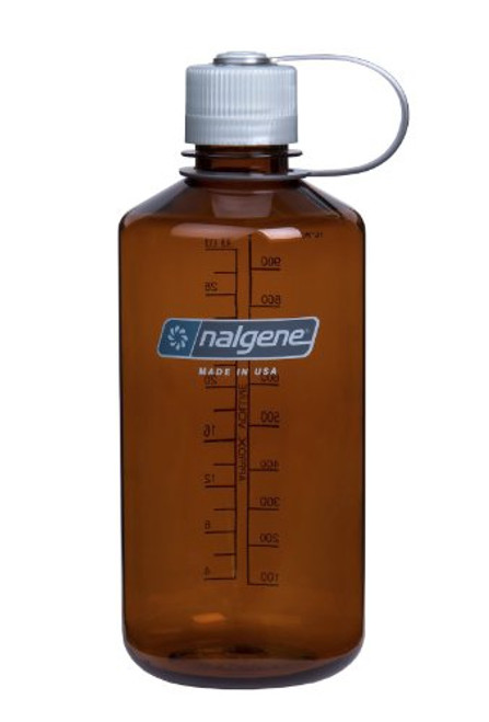 Nalgene Tritan 1-Quart Narrow Mouth BPA-Free Water Bottle, Rustic Orange