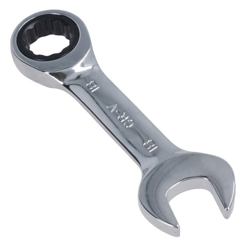 AB Tools 18mm Stubby Ratchet Combination Spanner Metric Wrench 72 Teeth SPN11