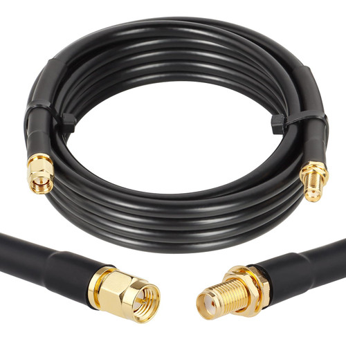 XRDS -RF SMA Cable 8FT, SMA Extension Cable with SMA Male to SMA Female Connector 50 Ohm KMR240 Low Loss SMA Coax Coaxial Cable