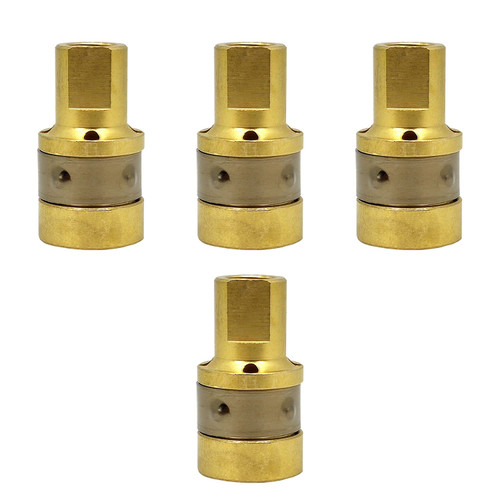 Allyearauto 4 PCS MIG Welding Gun Accessories, Gas Diffuser Compatible with Miller Millermatic Welder 135 140 175 211 | Gun M10/M15, Hobart Handler Welder 120 125 135 140 175 180 187 190 | Gun H-9/10.