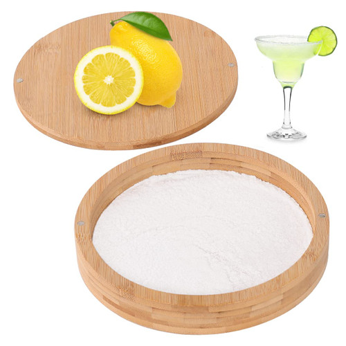 Margarita Salt Rimmer Set with Lid - Bamboo Salt Rimmer for Cocktails - Bar Party Glass Rimmering for Drinks, Cocktail Sugar Rimmer, Margarita Salt Container for Bar Salt and Sugar Rimmer Spice Box Margarita Salt Rimmer Set with Lid - Bamboo Salt Rimmer for Cocktails - Bar Party Glass Rimmering for Drinks, Cocktail Sugar Rimmer, Margarita Salt Container for Bar Salt and Sugar Rimmer Spice Box