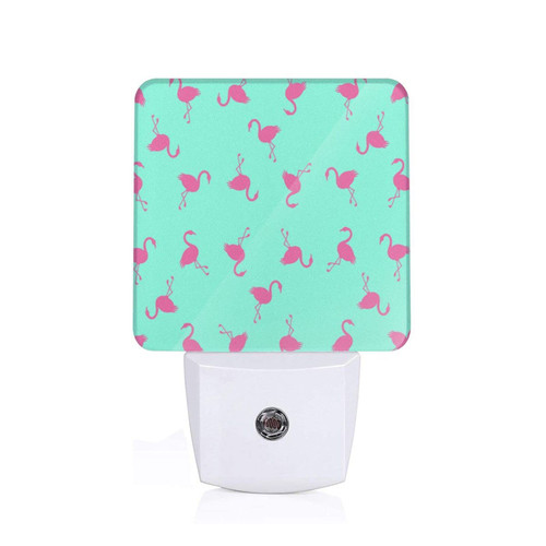 allgobee Night Light Cute-Summer-Pink-Flamingo Dusk to Dawn Sensor,Automated On Off,Home Decor for Kitchen,Bathroom,Bedroom