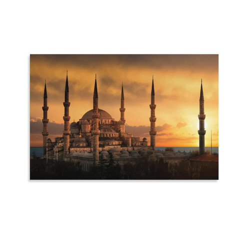 AAHARYA Blue Mosque Art Poster Canvas Painting Sultan Ahmed Mosque Islamic Wall Art Poster (3) Canvas Painting Wall Art Poster for Bedroom Living Room Decor 08x12inch(20x30cm) Unframe-style AAHARYA Blue Mosque Art Poster Canvas Painting Sultan Ahmed Mosque Islamic Wall Art Poster (3) Canvas Painting Wall Art Poster for Bedroom Living Room Decor 08x12inch(20x30cm) Unframe-style