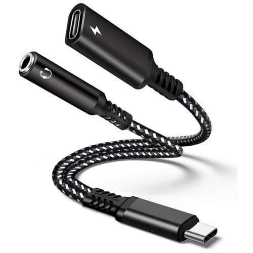Enbiawit USB C to 3.5mm Headphone and Charger Adapter, 2-in-1 USB Type C to AUX Mic Jack Dongle Cable Compatible with Galaxy S23 Ultra S22 S21 S20 S20+ Note 20,for IPad Pro(Grey) Enbiawit USB C to 3.5mm Headphone and Charger Adapter, 2-in-1 USB Type C to AUX Mic Jack Dongle Cable Compatible with Galaxy S23 Ultra S22 S21 S20 S20+ Note 20,for IPad Pro(Grey)