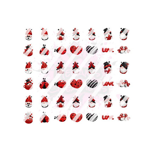 42 Gnomes Ladybug Nail Art Decals - Waterslide Nail Decals (Adult Large 0.5 inches) 42 Gnomes Ladybug Nail Art Decals - Waterslide Nail Decals (Adult Large 0.5 inches)