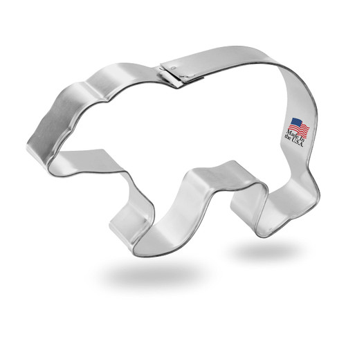 Foose Polar Bear Cookie Cutter 4 Inch Animals Handmade in USA Tin Plated Steel Foose Polar Bear Cookie Cutter 4 Inch Animals Handmade in USA Tin Plated Steel