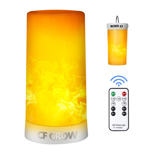 LED Flame Effect Light - Flame Lamp USB Rechargeable with Remote & Timer, Waterproof Dimmable 4 Modes Flameless Candle Light for Halloween, Christmas, Party, Camping, Bar, Decoration(1 Pack) LED Flame Effect Light - Flame Lamp USB Rechargeable with Remote & Timer, Waterproof Dimmable 4 Modes Flameless Candle Light for Halloween, Christmas, Party, Camping, Bar, Decoration(1 Pack)