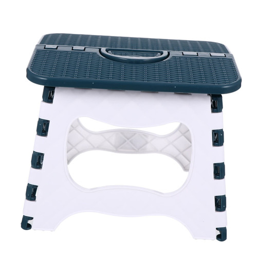 Homoyoyo 1pc Folding Chairs Step Stool Small Folding Chair Folding Step Stool Garden Step Stool Plastic Stool Mini Stool Small Foldable Stool Bathroom Stool Adults Step Stool Blue