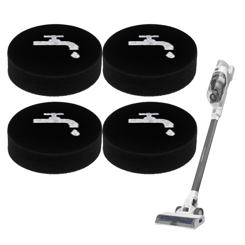 Aolleteau 4 Pack Sponge Filter Compatible with BLACK+DECKER POWERSERIES+ 16V/20V Cordless Stick Vacuum Models BHFEA420J, BHFEA520J, BHFEA18D1, Compare to Part# BHFEAF1