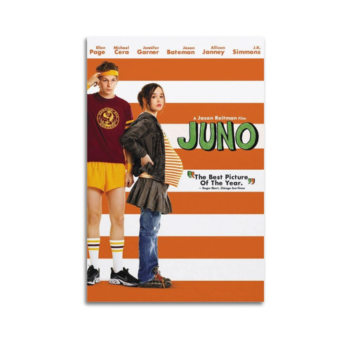 Juno Movie Poster Decorative Painting Canvas Wall Posters And Art Picture Print Modern Family Bedroom Decor Posters 12x18inch(30x45cm)